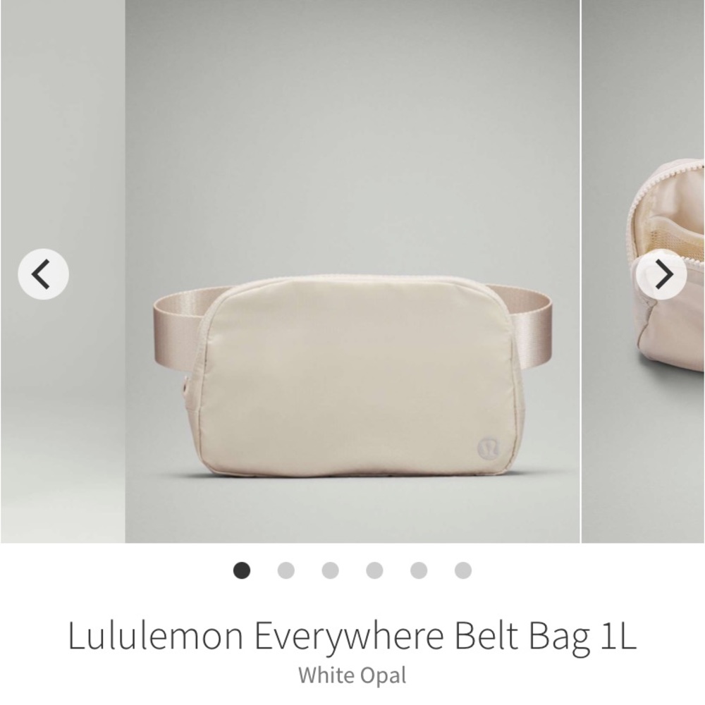 Lululemon everywhere belt bag - white opal